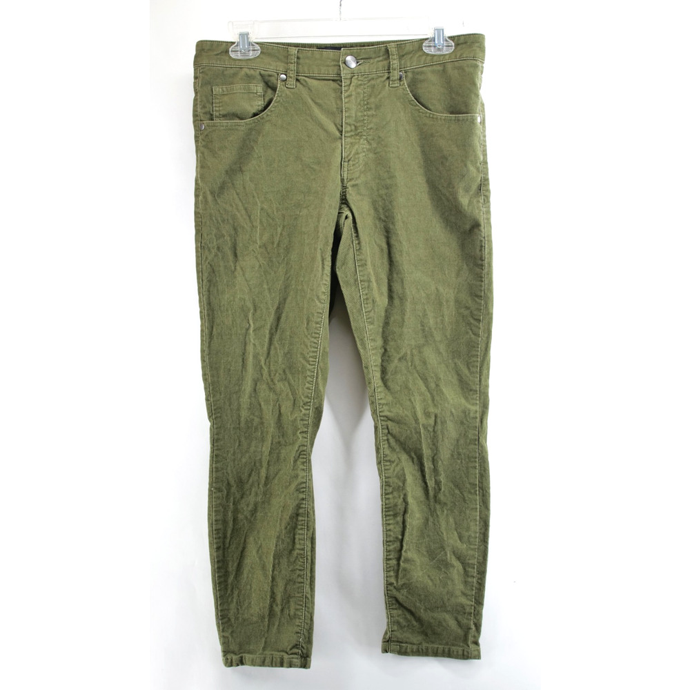 Under 510 Corduroy Pants Mens 32x26 Green Slim Fit Stretch Casual 5 Pocket